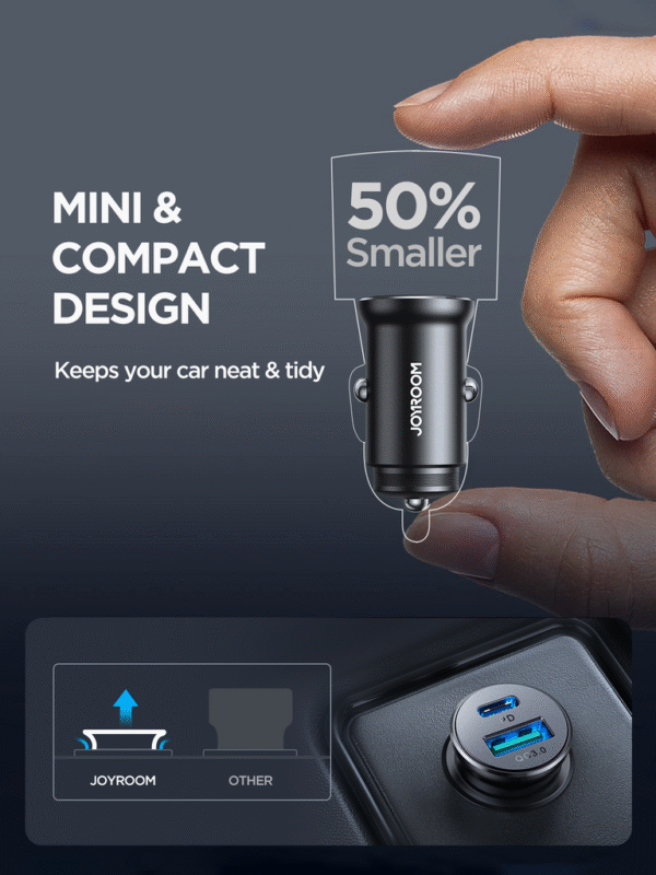 JR-CCN05 mini Metal Car Charger