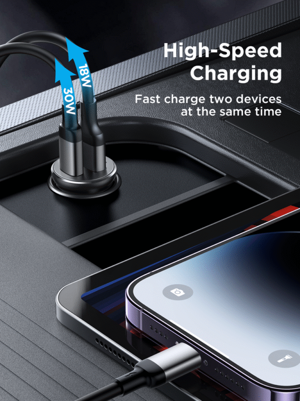 JR-CCN05 mini Metal Car Charger