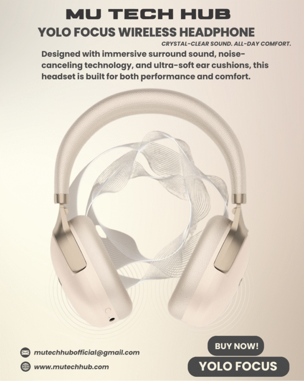 Focus wireless headphone