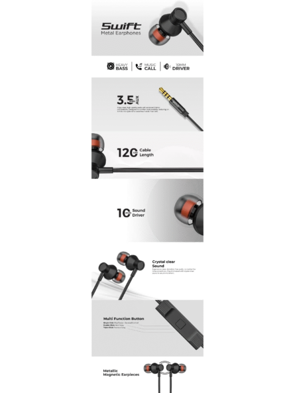 Yolo Swift Metal Earphone Y-506